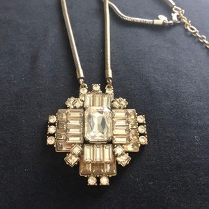 J. Crew Deco Pendant Necklace